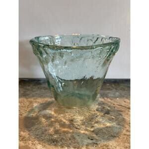 Recycled Glassware Glass - Green - Vitrocolor - Made In Egypt Bowl/Candle